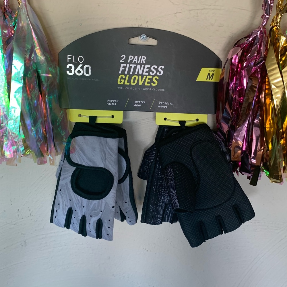 Flo 360 Fitness Gloves Sz Medium Gray